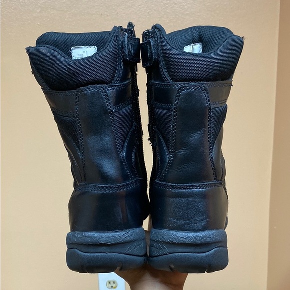 Rockport Vibram Black Tactical Genuine Leather Combat Boots - Picture 17 of 17